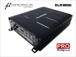 ELA METAL PRO - 2 Kanal FRD Verstärker - 1200 Watt